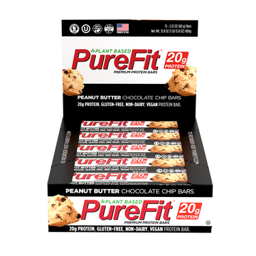Peanut Butter Chocolate Chip Protein Bar - Box of 15 Bars