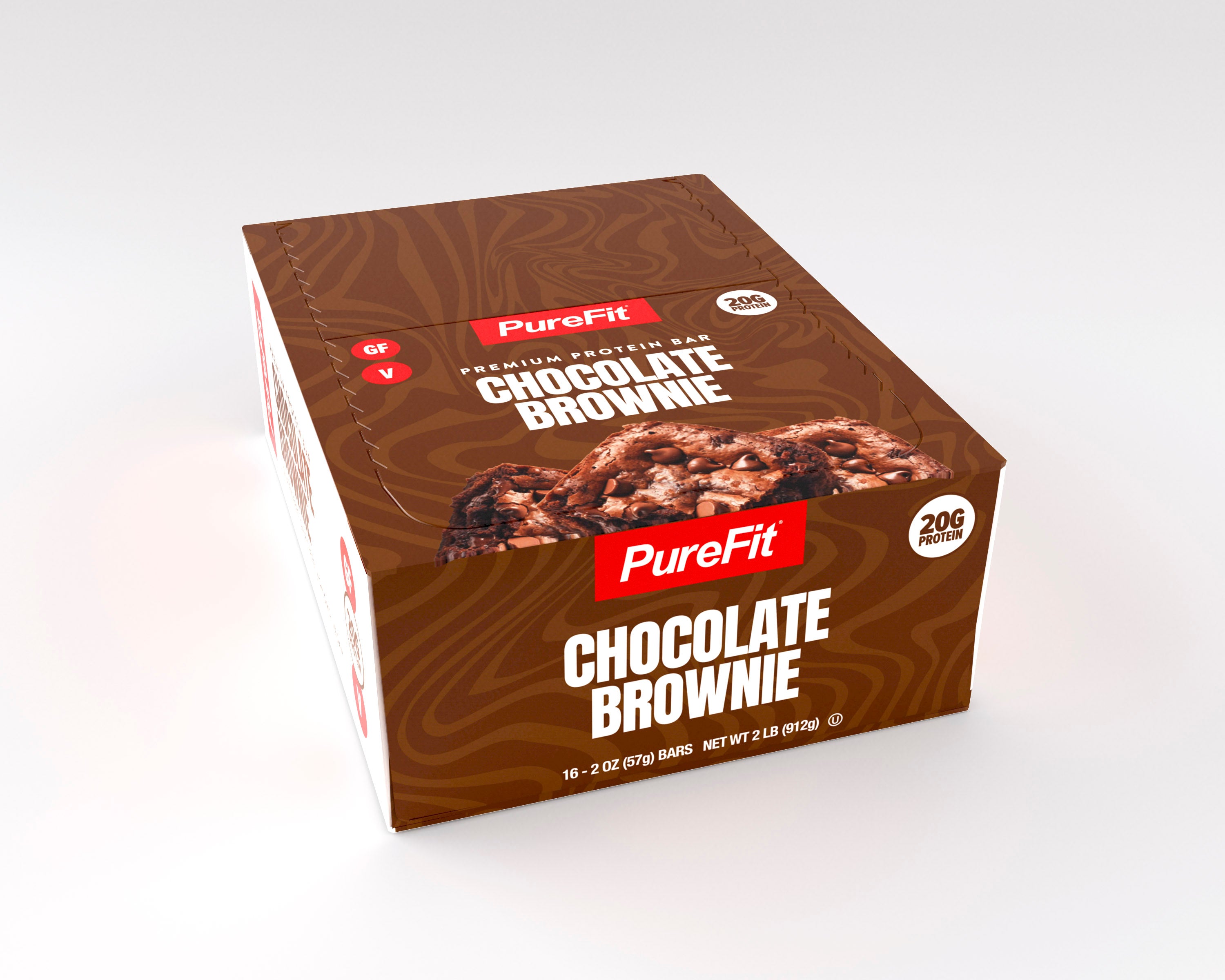 Chocolate Brownie Box of 16 Bars