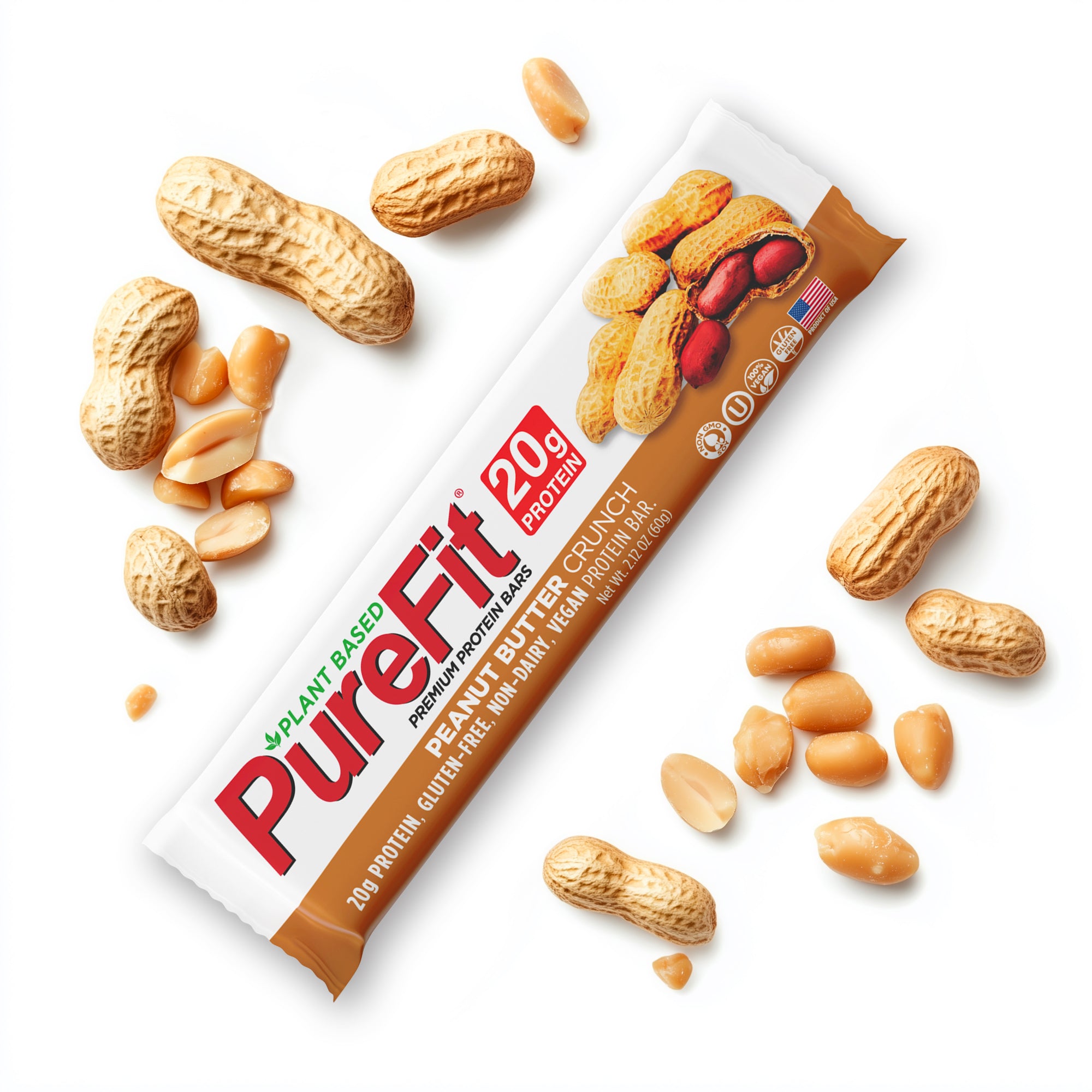 Peanut Butter Crunch Protein Bar - Box of 15 Bars