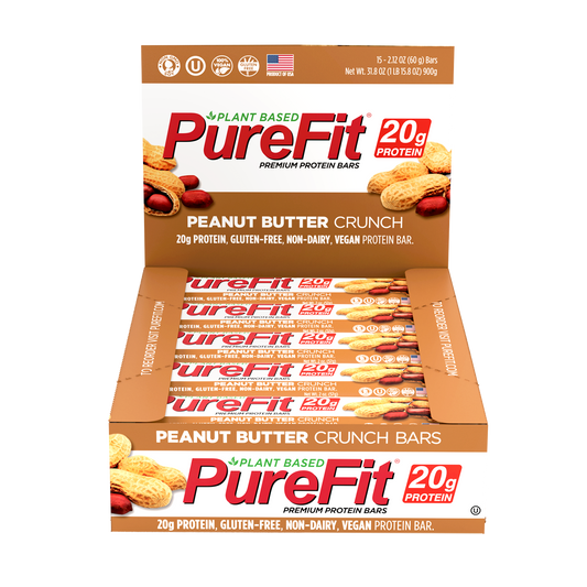 Peanut Butter Crunch Protein Bar - Box of 15 Bars