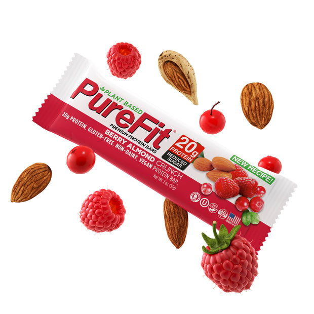Berry Almond Crunch Protein Bar - PureFit Nutrition